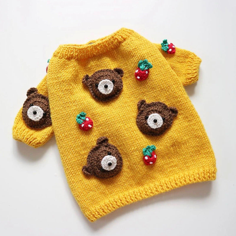 Autumn Winter Short Pet Sweater