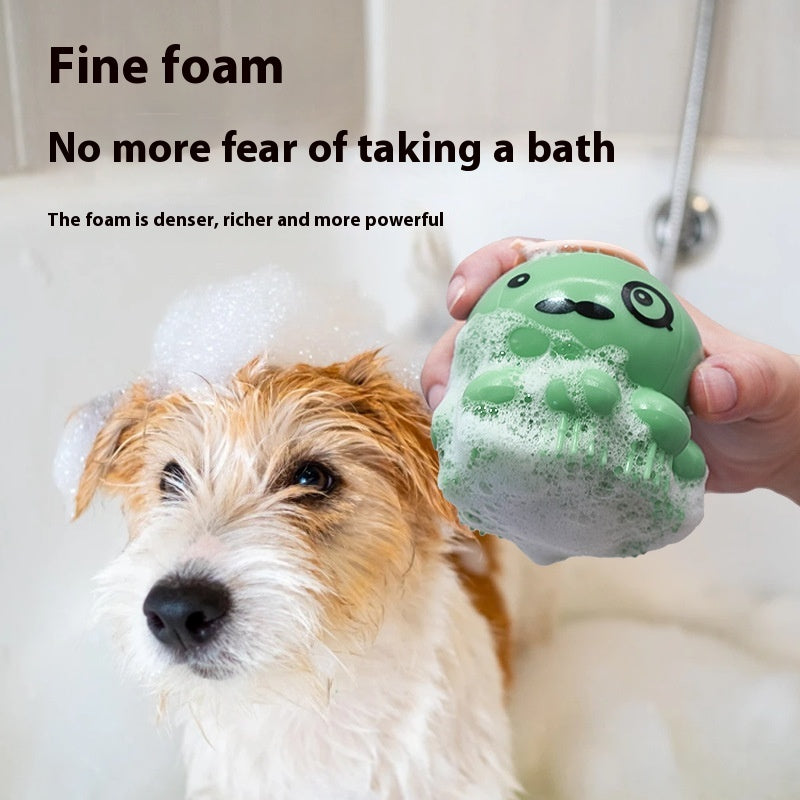 Silicone Dog Bath Massage Brush