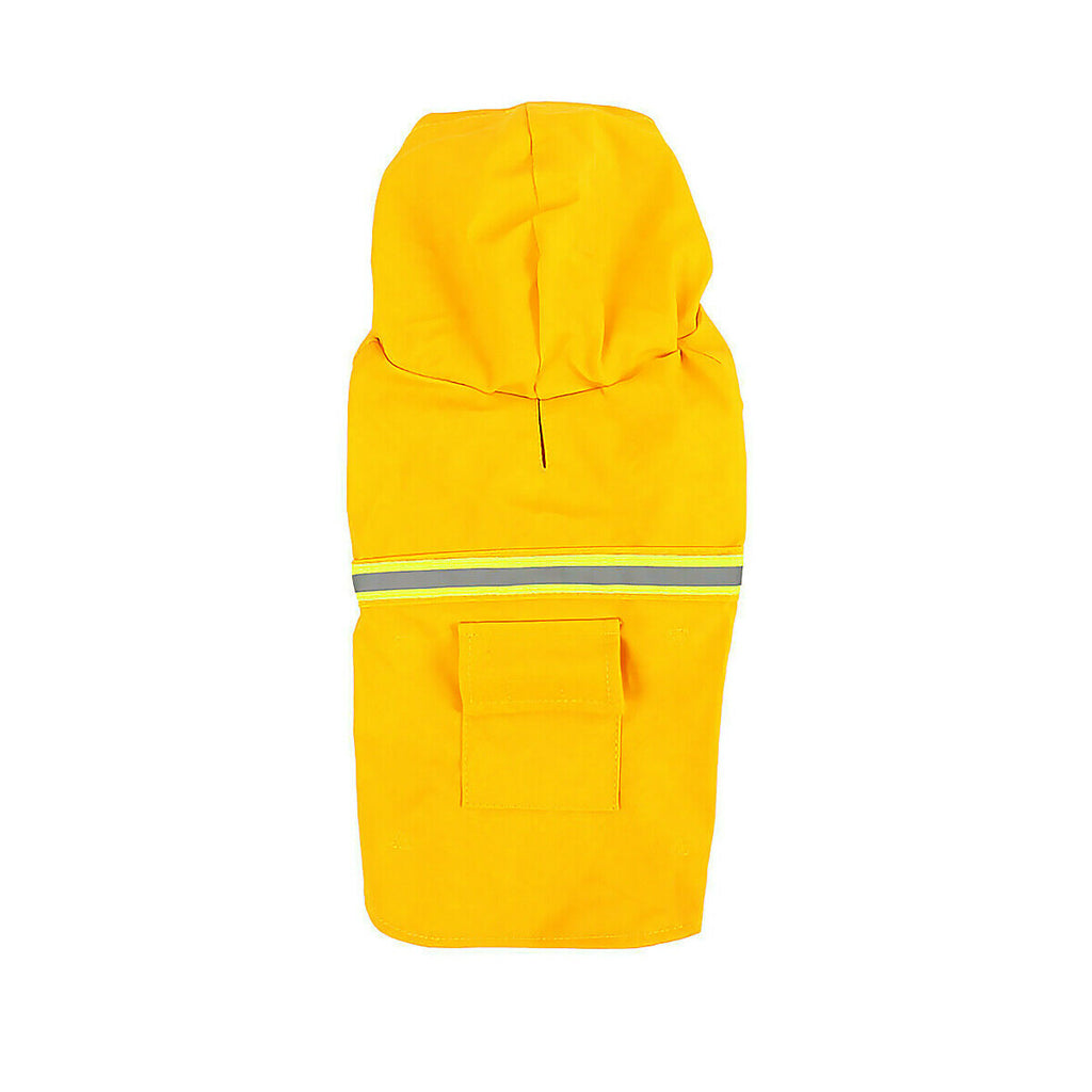 Waterproof Hooded Dog Raincoat With Leash