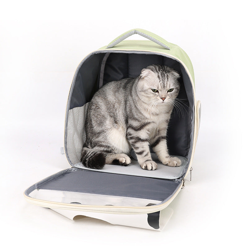 Large Capacity Backpack Portable Pet Bag Outdoor Travel