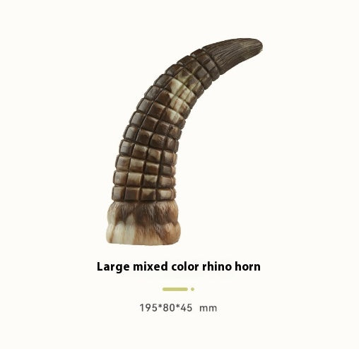 Dogs Bite And Chew On Ox Horns To Grind Their Teeth