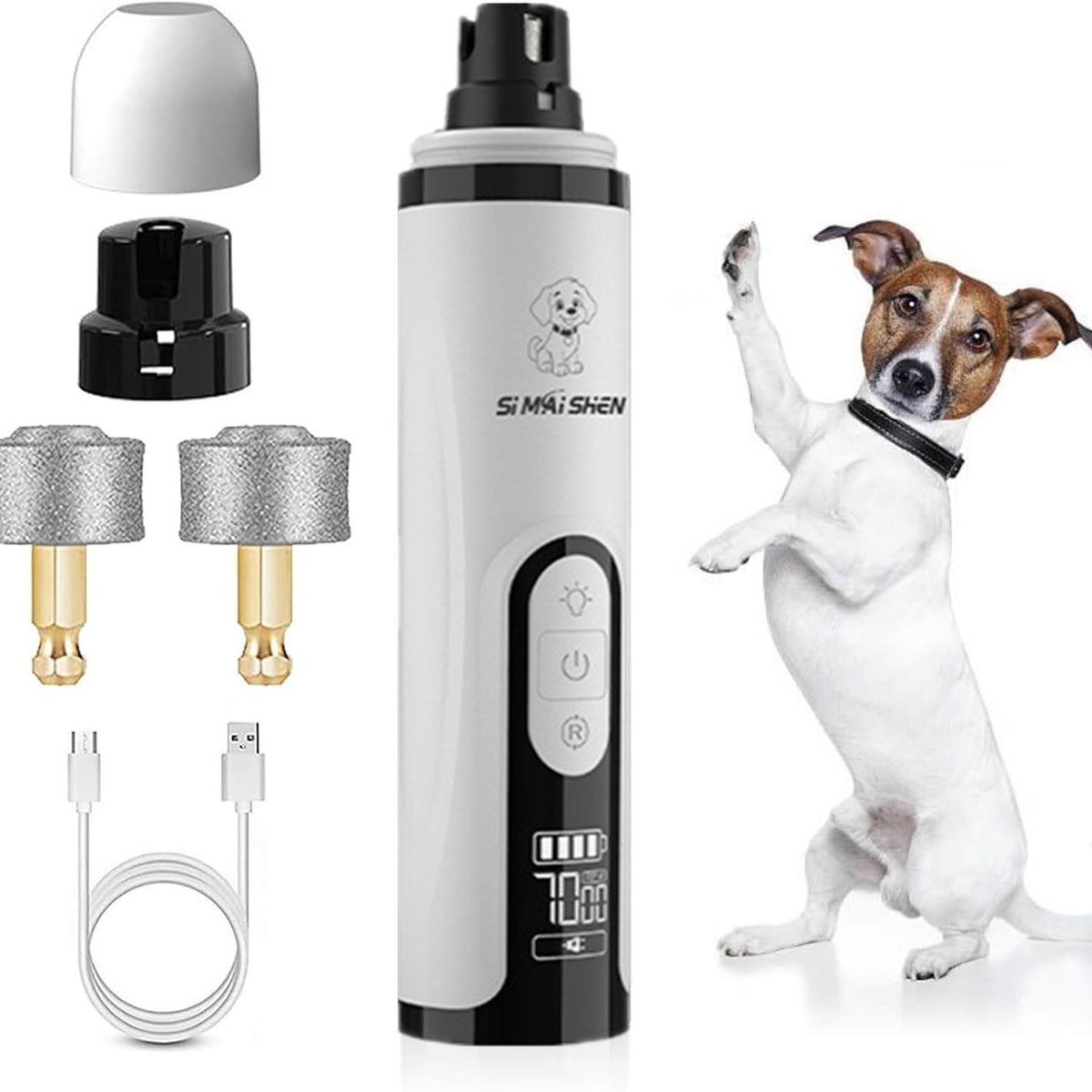 Rechargeable LED Pet Nail Grinder