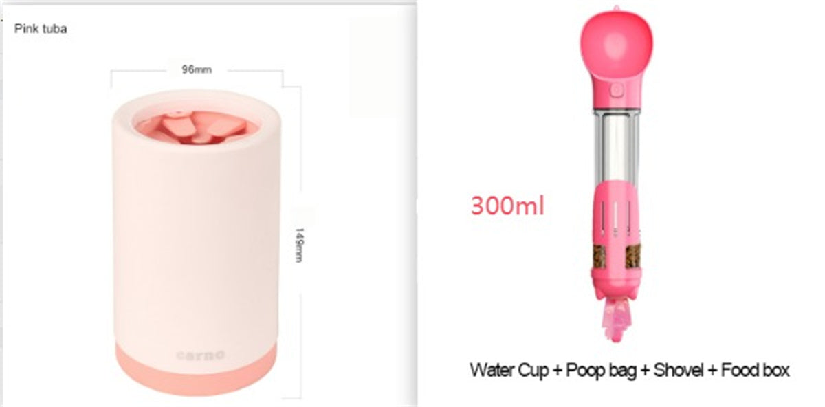 Plastic Dog Foot Washing Cup