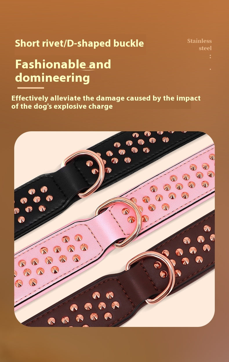 Dog Rivet Collar Anti-Bite