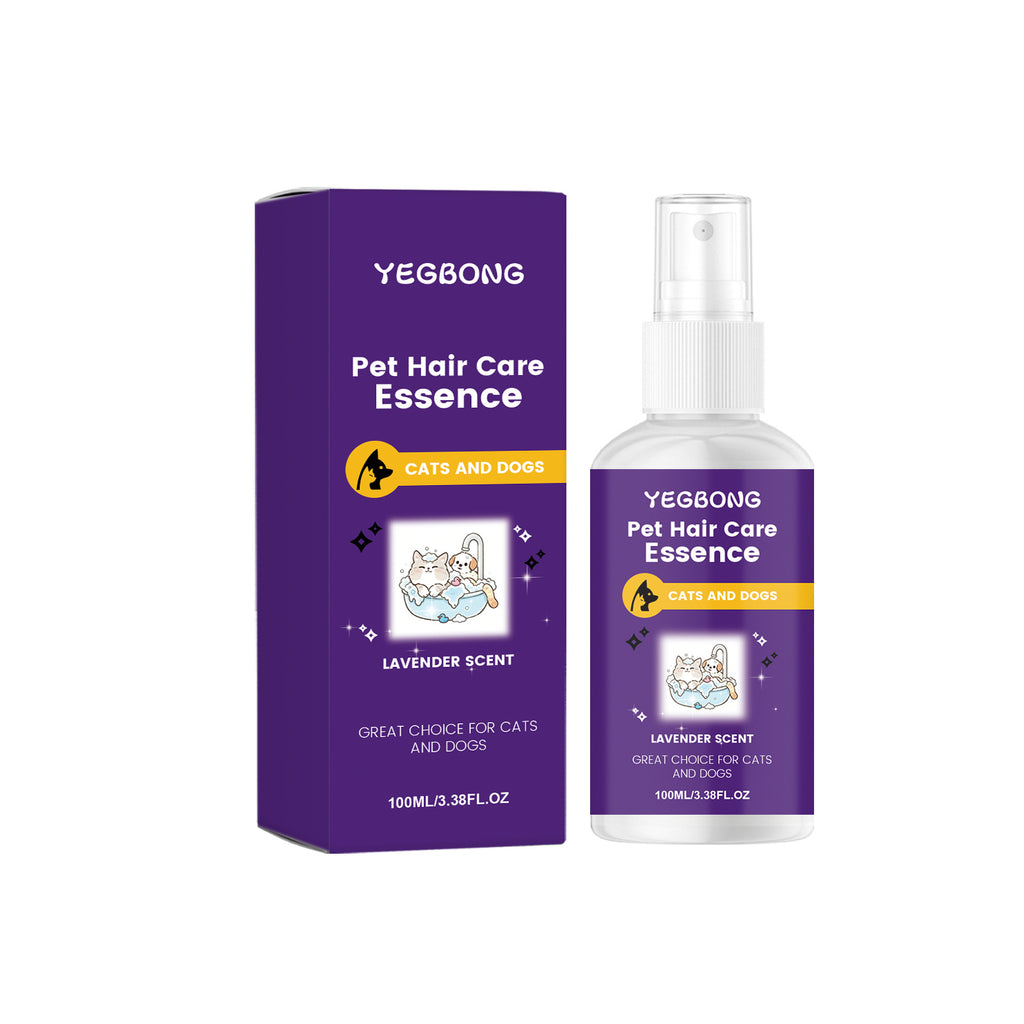 Yegbong Pet Hair Care Essence Cleans Pet Hair Odors And Leaves It Smooth, Light, And Fluffy