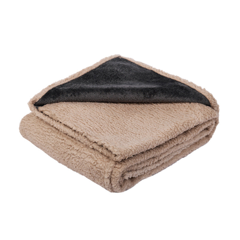 Flannel Fleece Thickened Pet Blanket