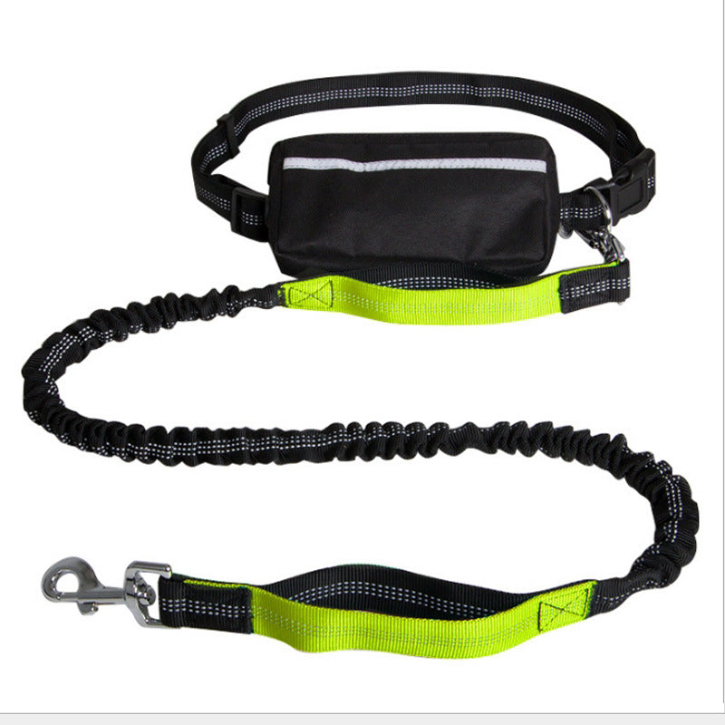 Reflective Hands-Free Retractable Running Dog Leash