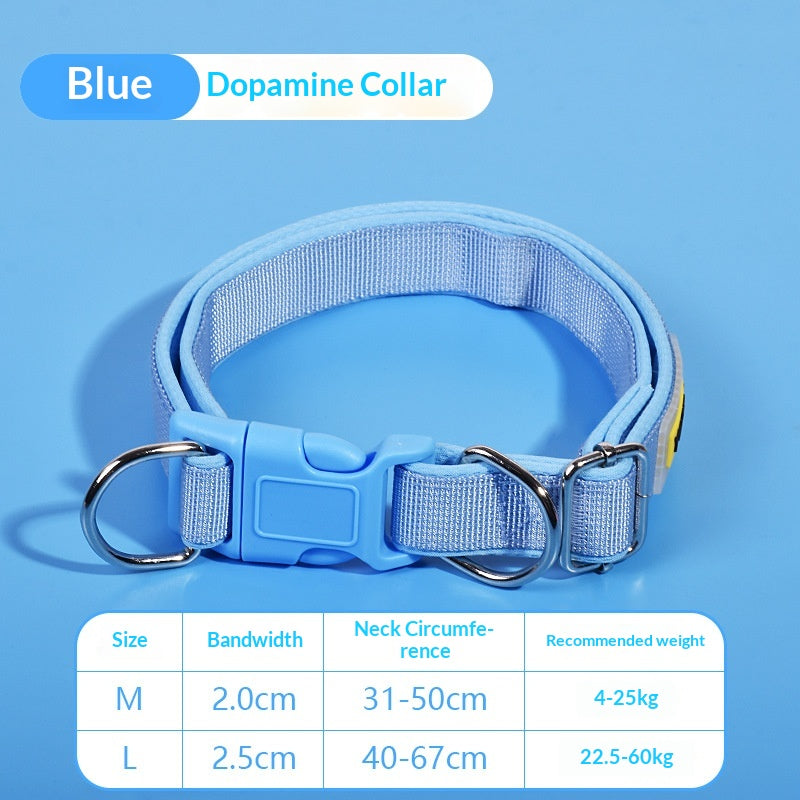 Comfortable Solid Color Dog Collar