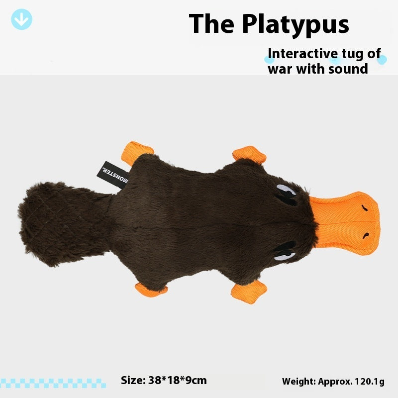 Platypus Dog Call Plush Toy