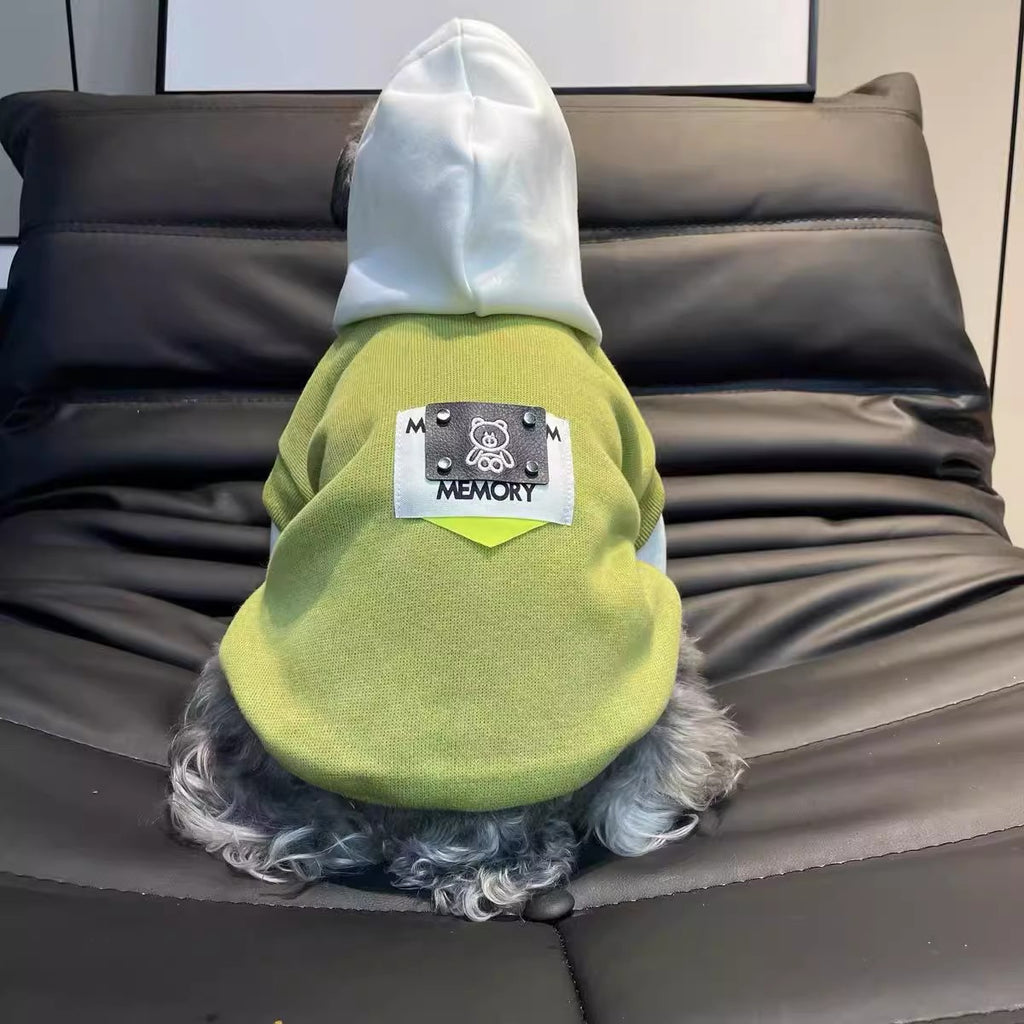 Fleece-Lined Insulated Hooded Pet Sweatshirt
