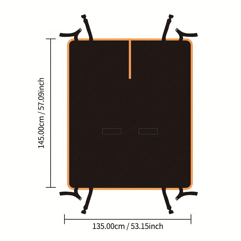 Waterproof Scratch Proof Dog Car Back Seat Cover