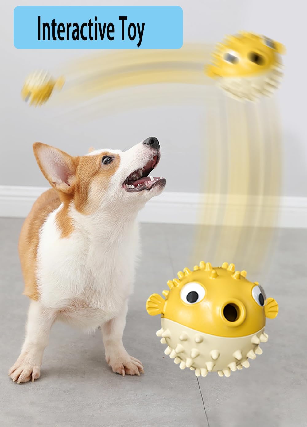 Interactive Treat Dispensing Chew Toy For Dogs