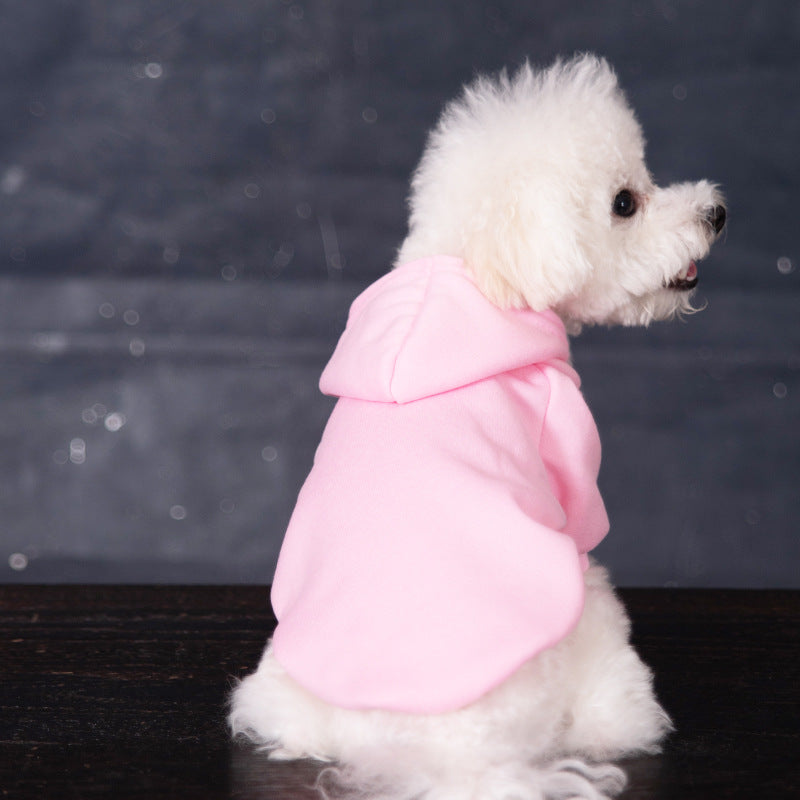Fleece-Lined Pet Hoodie With A Hood