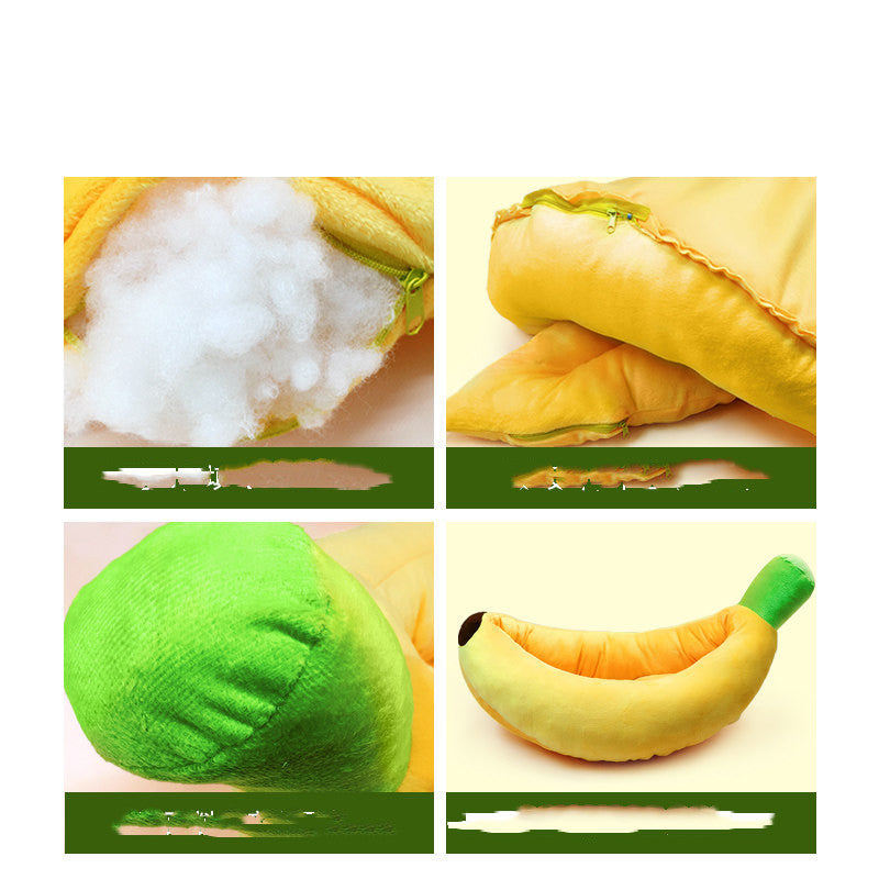 Banana Four-Season Pet Kennel Mat
