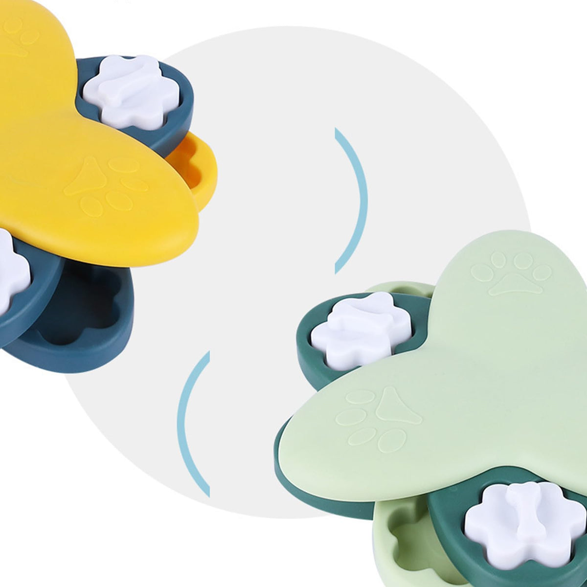 Rotating Slow Feeder Dog Puzzle Bowl