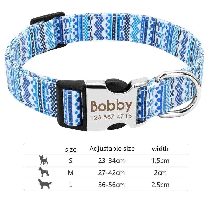 Anti-Lost Collar Alloy Metal Pet Supplies