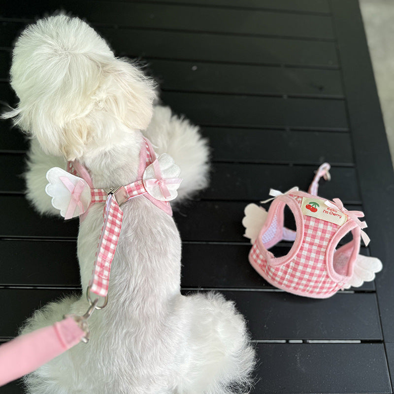 Small Dog Chest-Back With Hand-Holding Rope