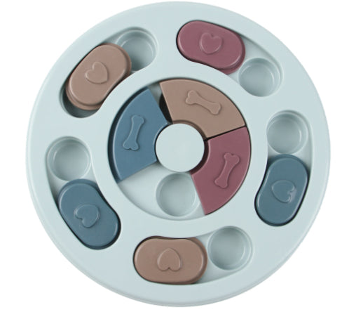 Interactive Slow Dispensing Dog Puzzle Feeder