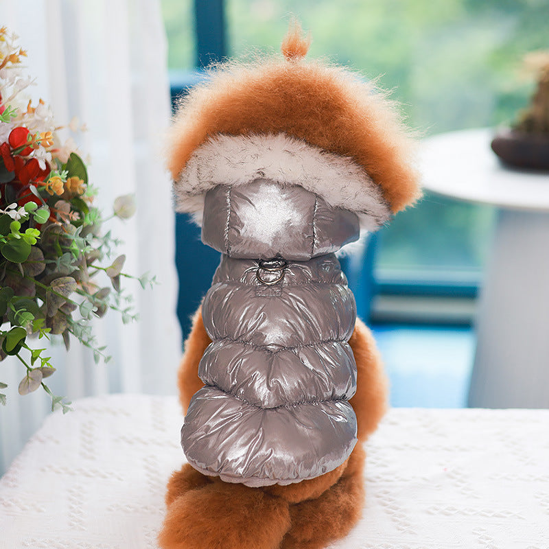 Autumn and Winter Pet Clothing Cotton Vest