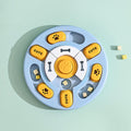 Blue And Yellow Round Pet Puzzle Toy