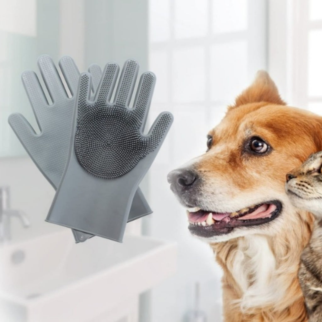 Silicone Pet Grooming Massage Glove