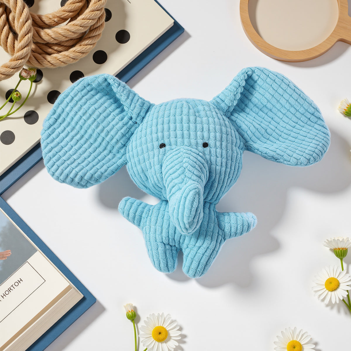 Bite-Resistant Plush Pet Toy With Sound