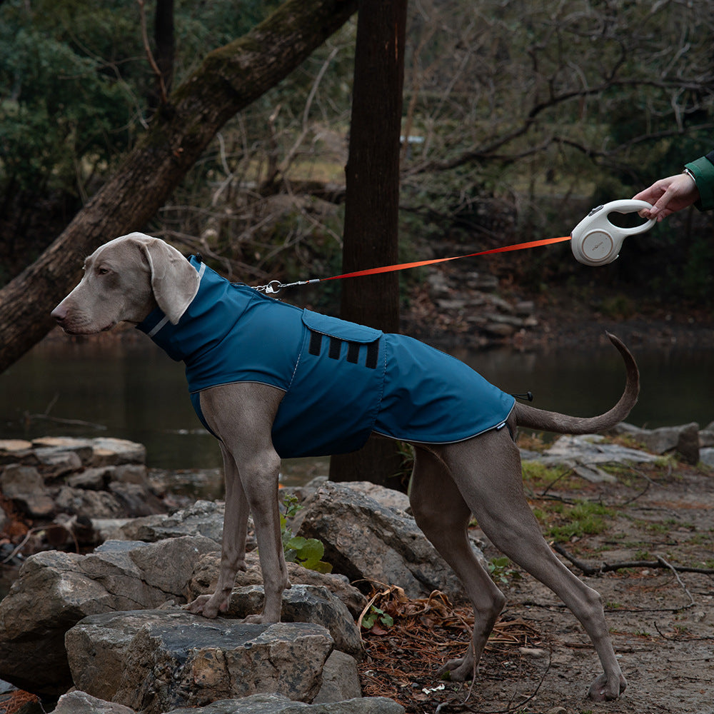 Waterproof Dustproof High-Neck Puffer Dog Jacket