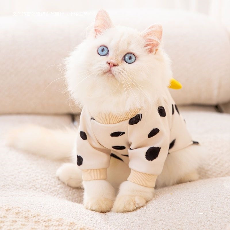 Cute Anti-Lint Kitty Clothes