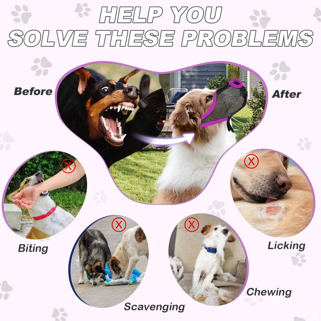 Breathable Mesh Dog Muzzle