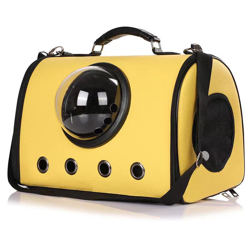 Pu Rainproof Transparent Go Out Portable Pet Bag