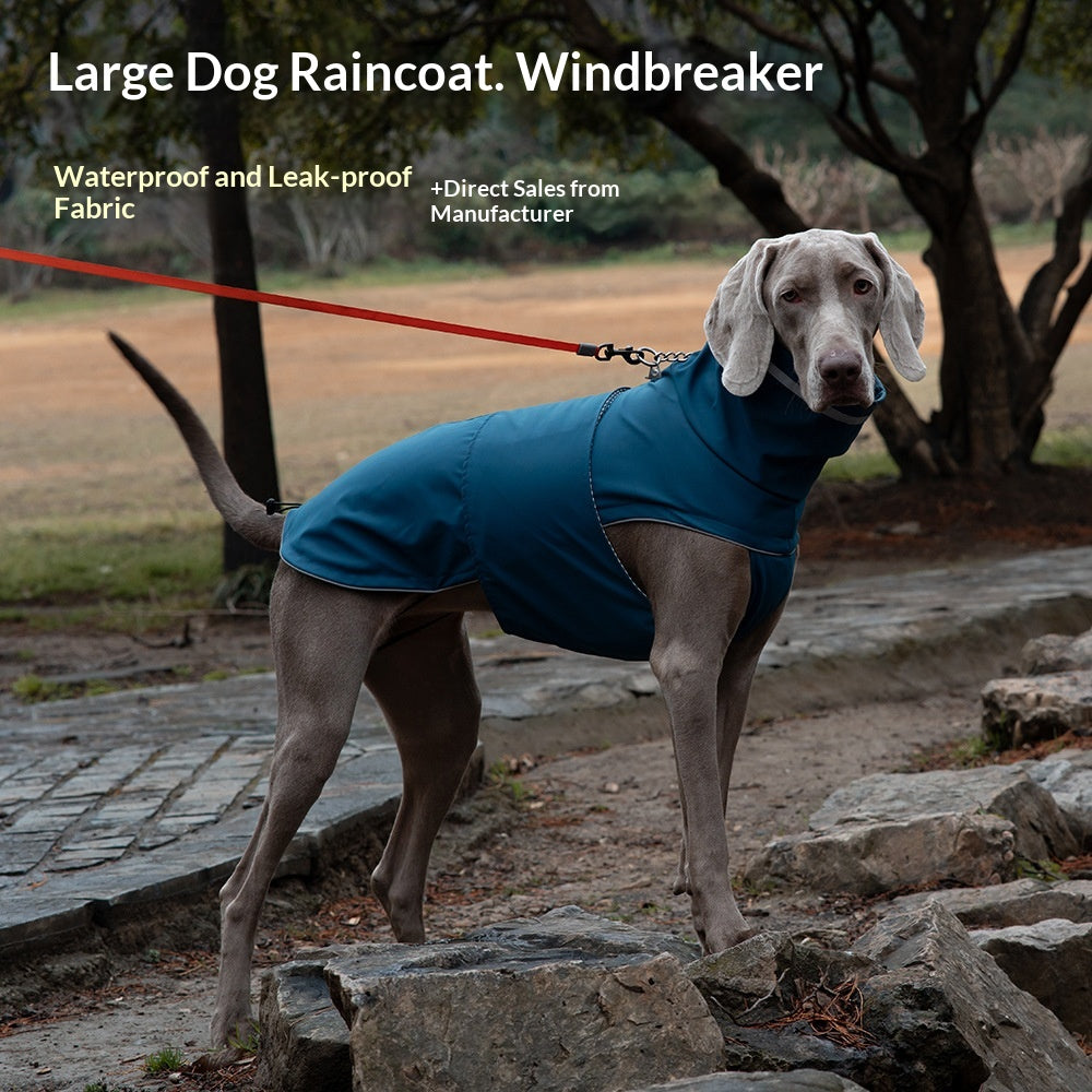 Waterproof Dustproof High-Neck Puffer Dog Jacket