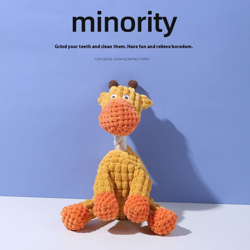 Interactive Plush Dog Bite Toy