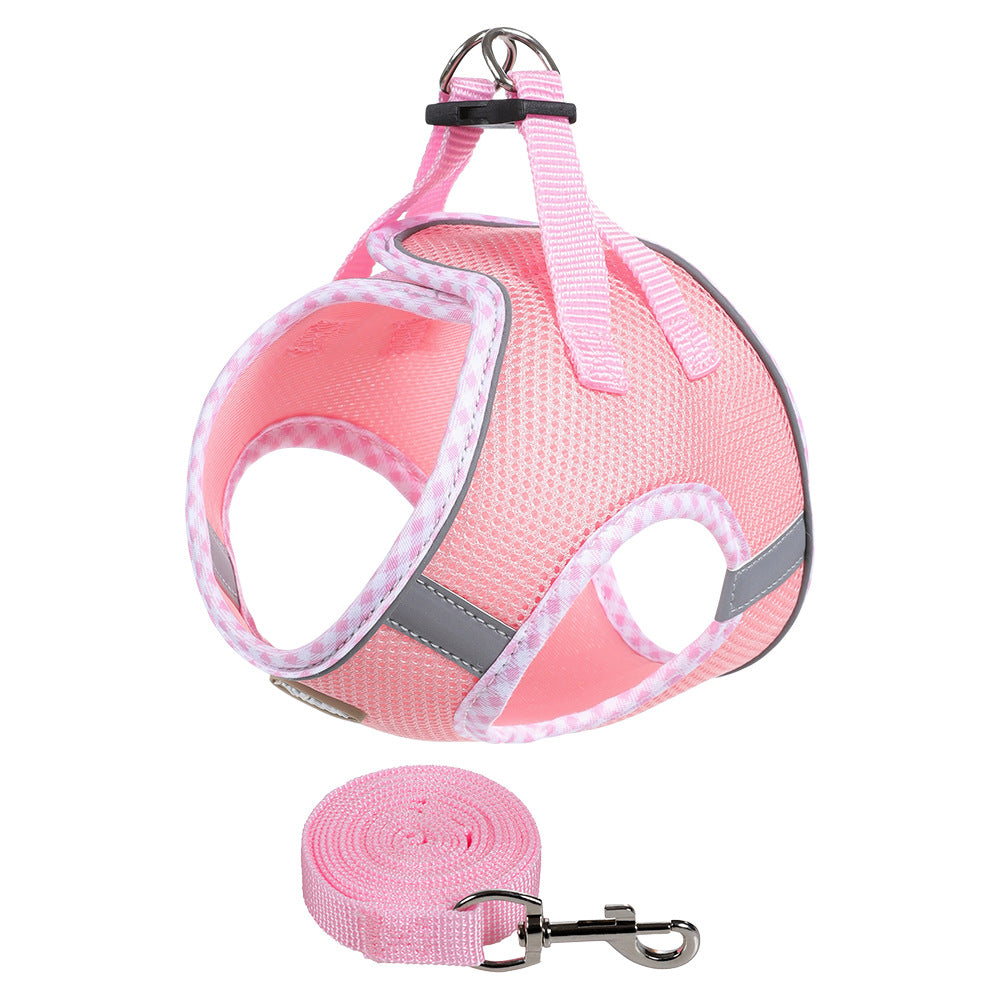 Wrap-Style Pet Harness And Leash