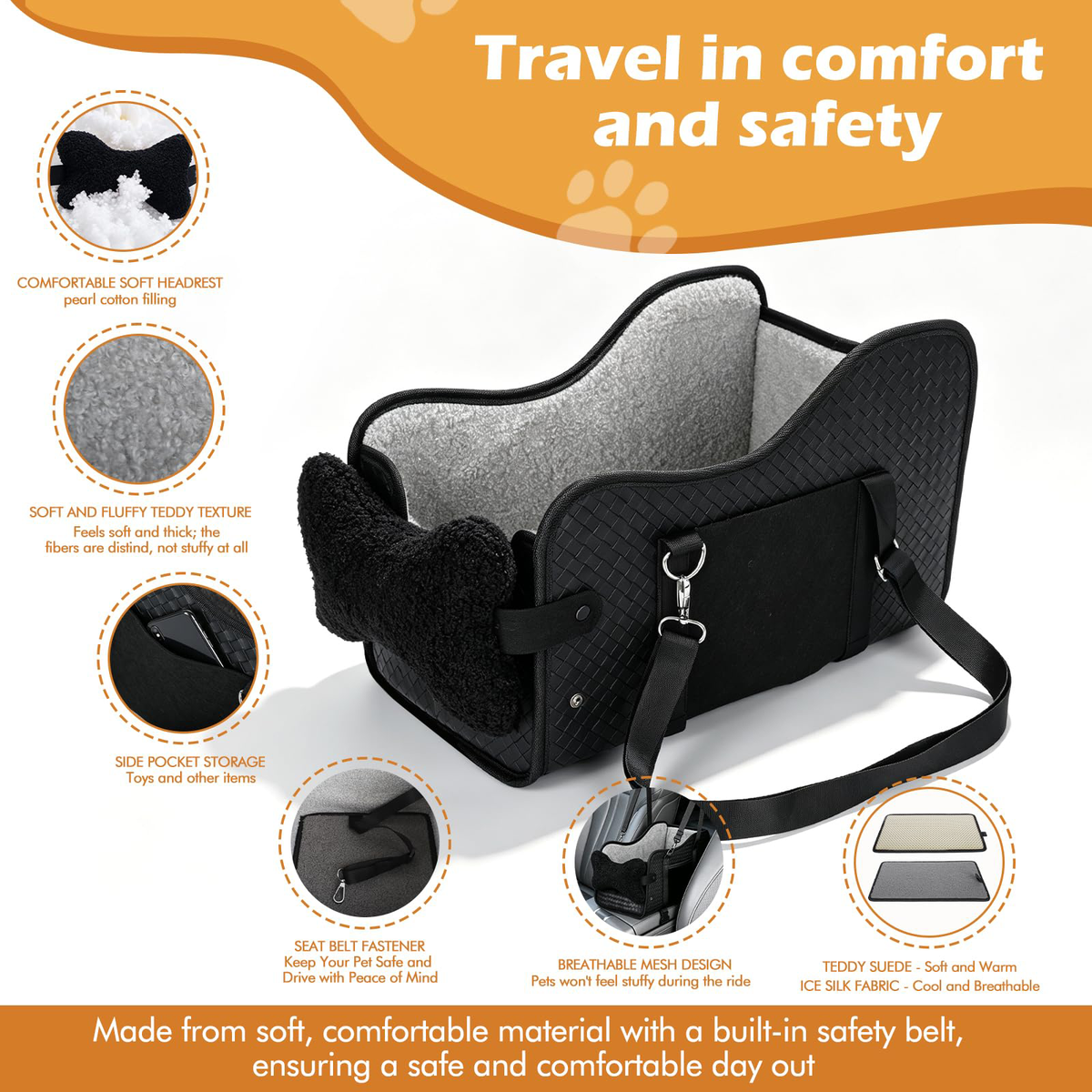 Center Console Dog Booster Seat