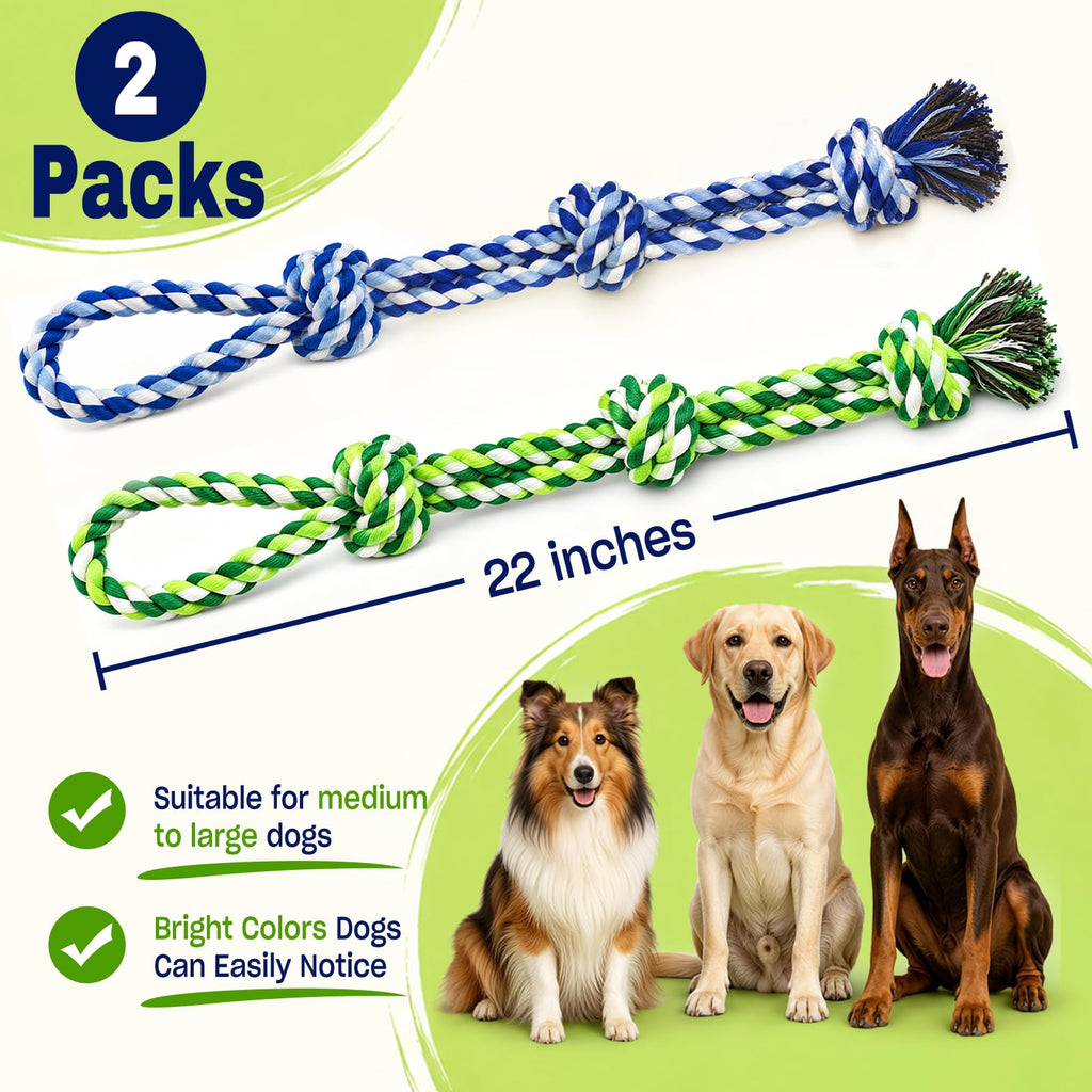Cotton Rope Chew And Tug Toy