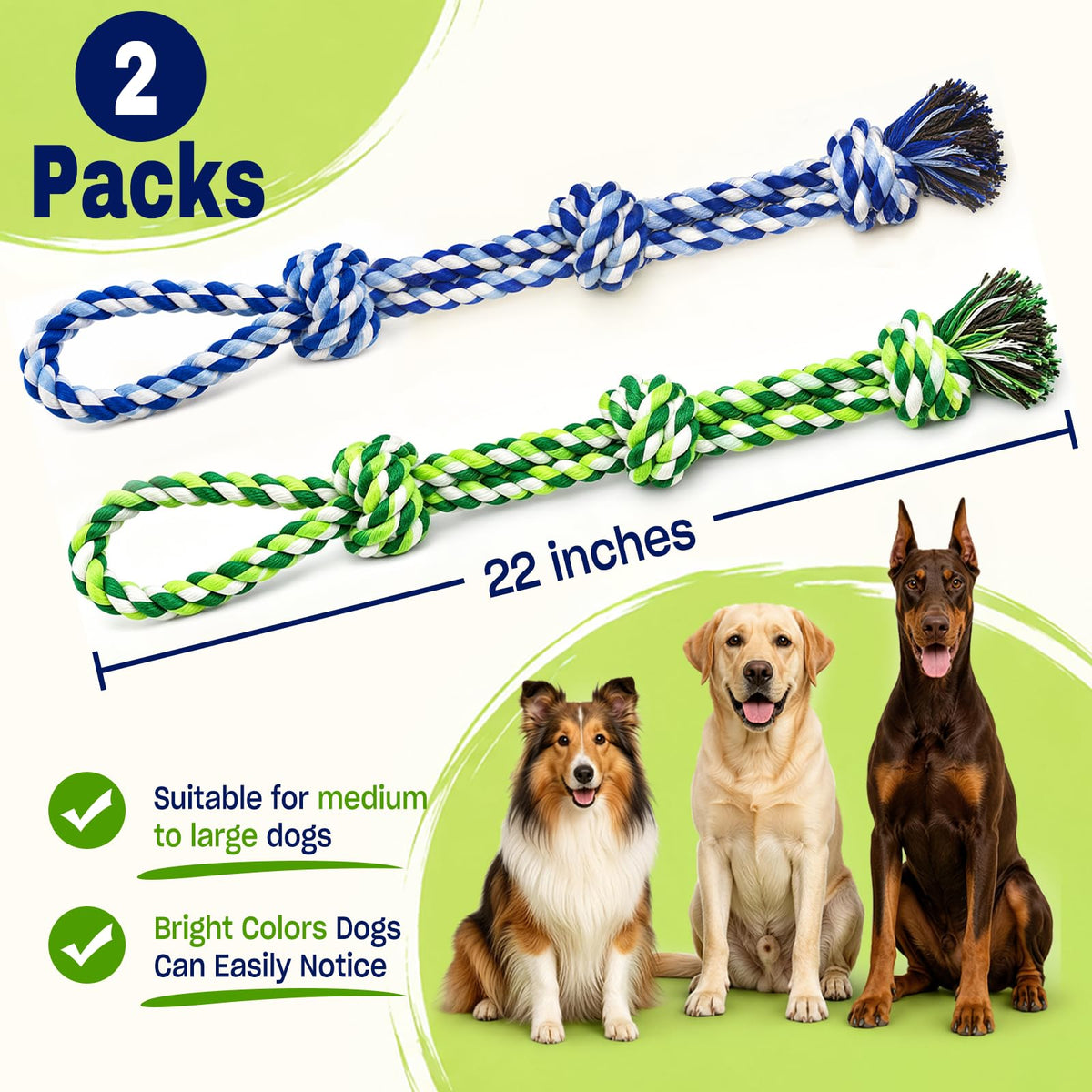 Cotton Rope Chew And Tug Toy
