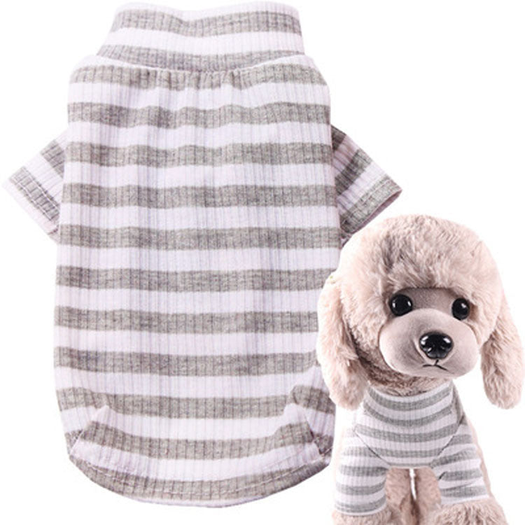 Two-Foot Striped Stretch Pet Clothes