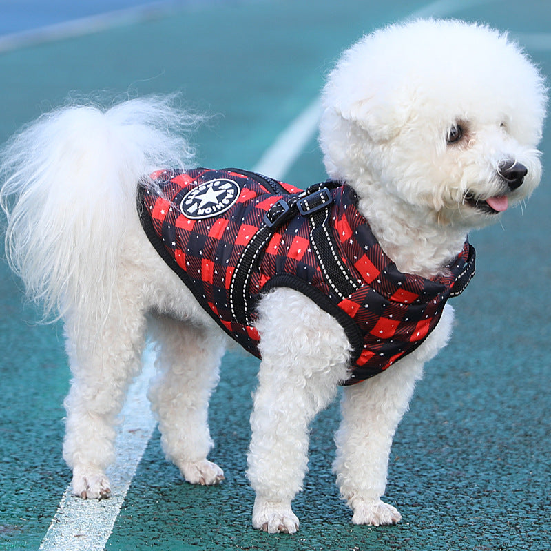 Warm Cotton Fleece Dog Coat