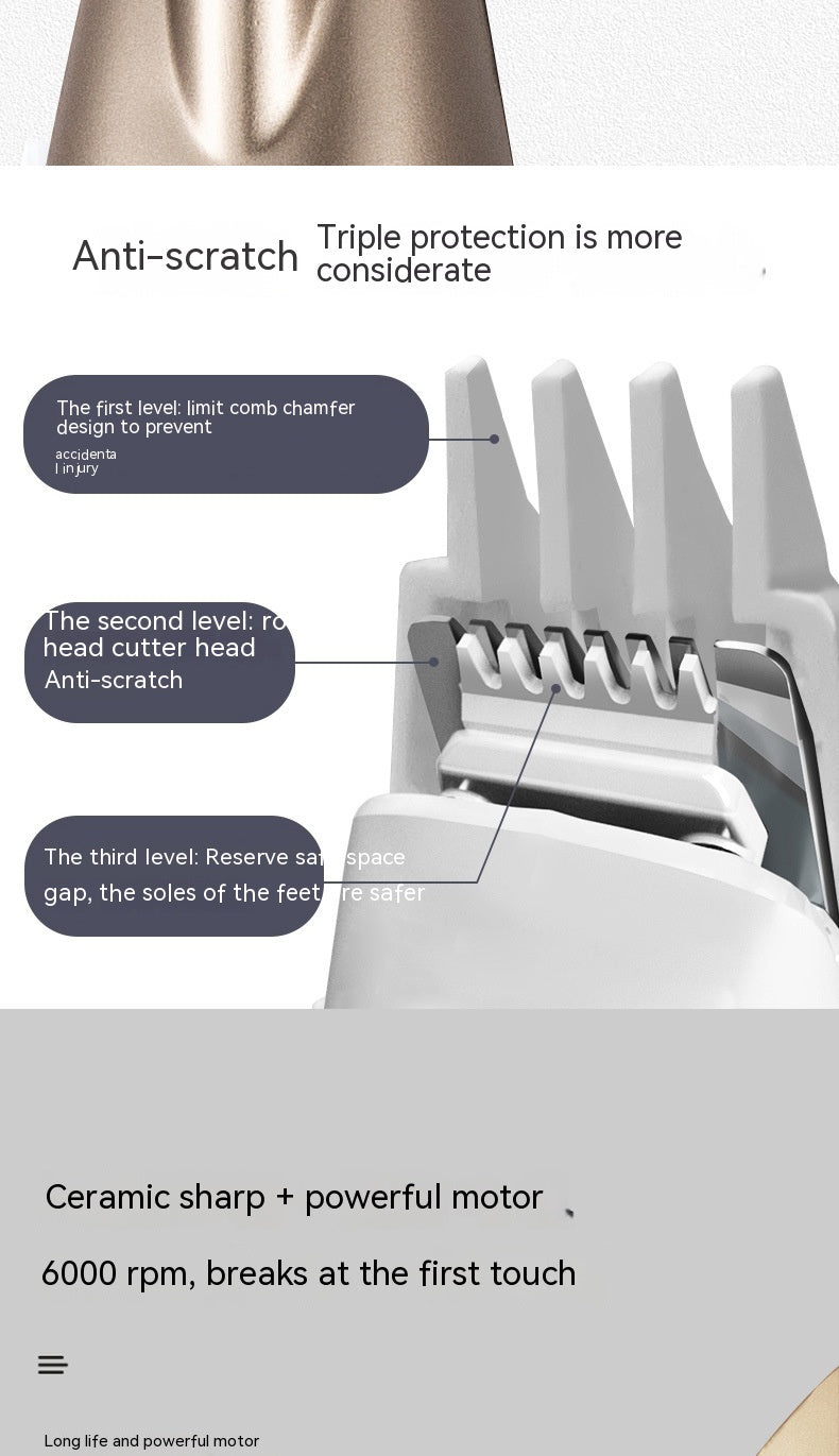 Pet Foot Shaver Electric Clipper