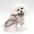 Warm Fleece-Lined Two-Leg Dog Clothes