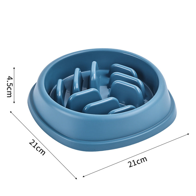 Slow Food Non-Slip Anti-Tumble Pet Bowl