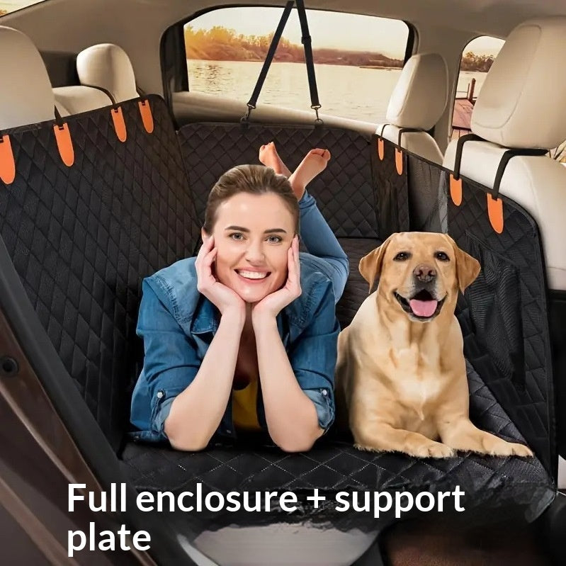 Heavy-Duty Extended Car Seat Cover With Pet Mat