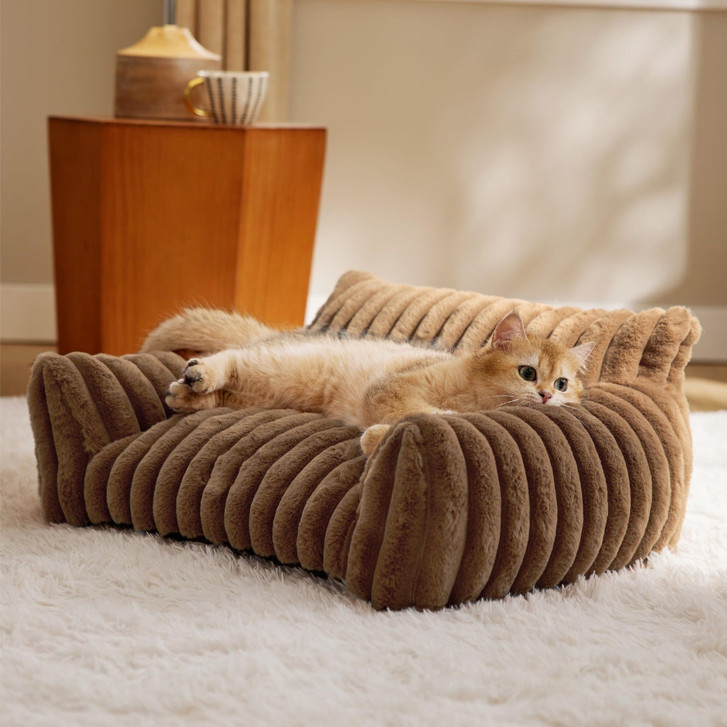 Four-Season Warm Plush Pet Bed