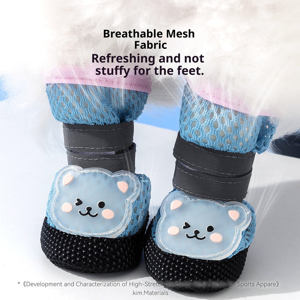 Breathable Non-Slip Mesh Dog Shoes For Summer
