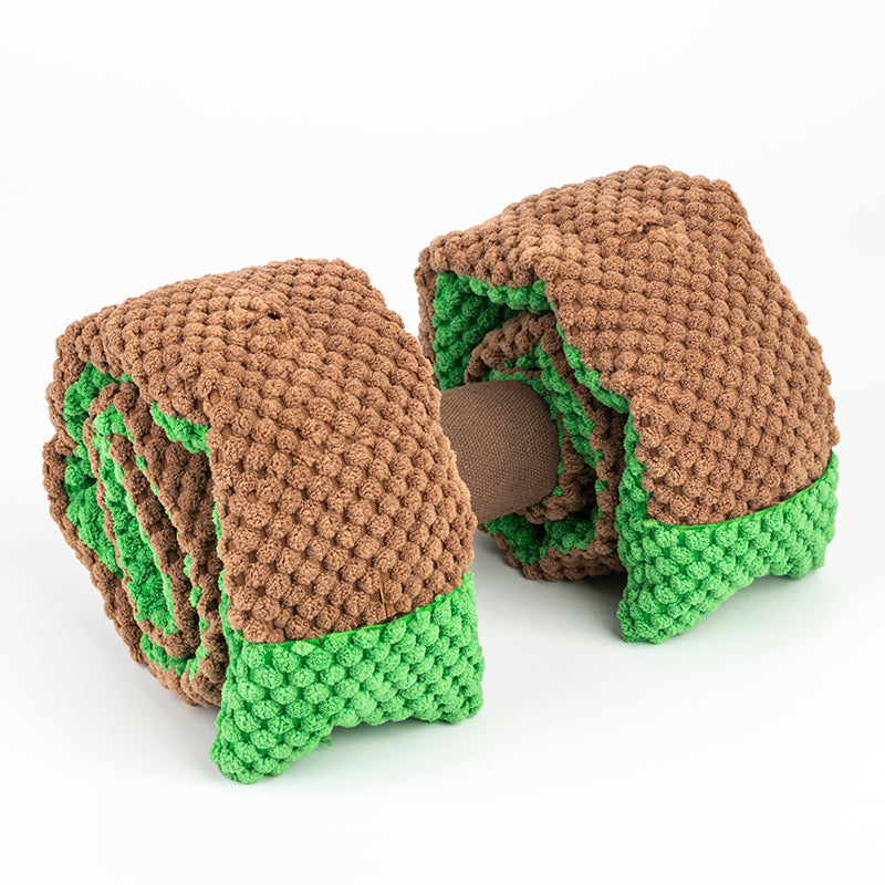 Puzzle Plush Dumbbell Snuffle Toys Interactive Puppy Toys Dog Enrichment Squeaky Toys For Foraging Instinct Training,Treat Dispensing Dog To
