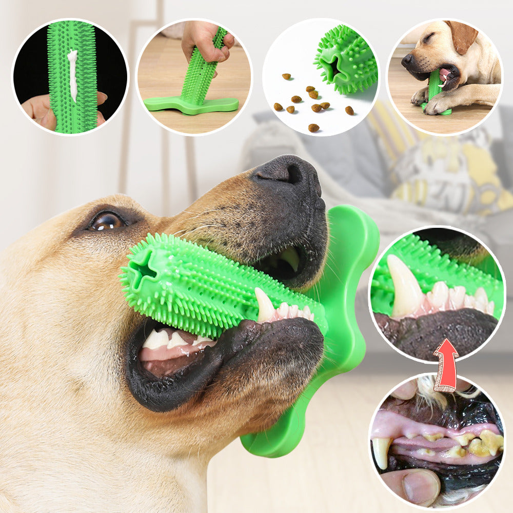 Suction Cup Dog Chew Toothbrush Toy