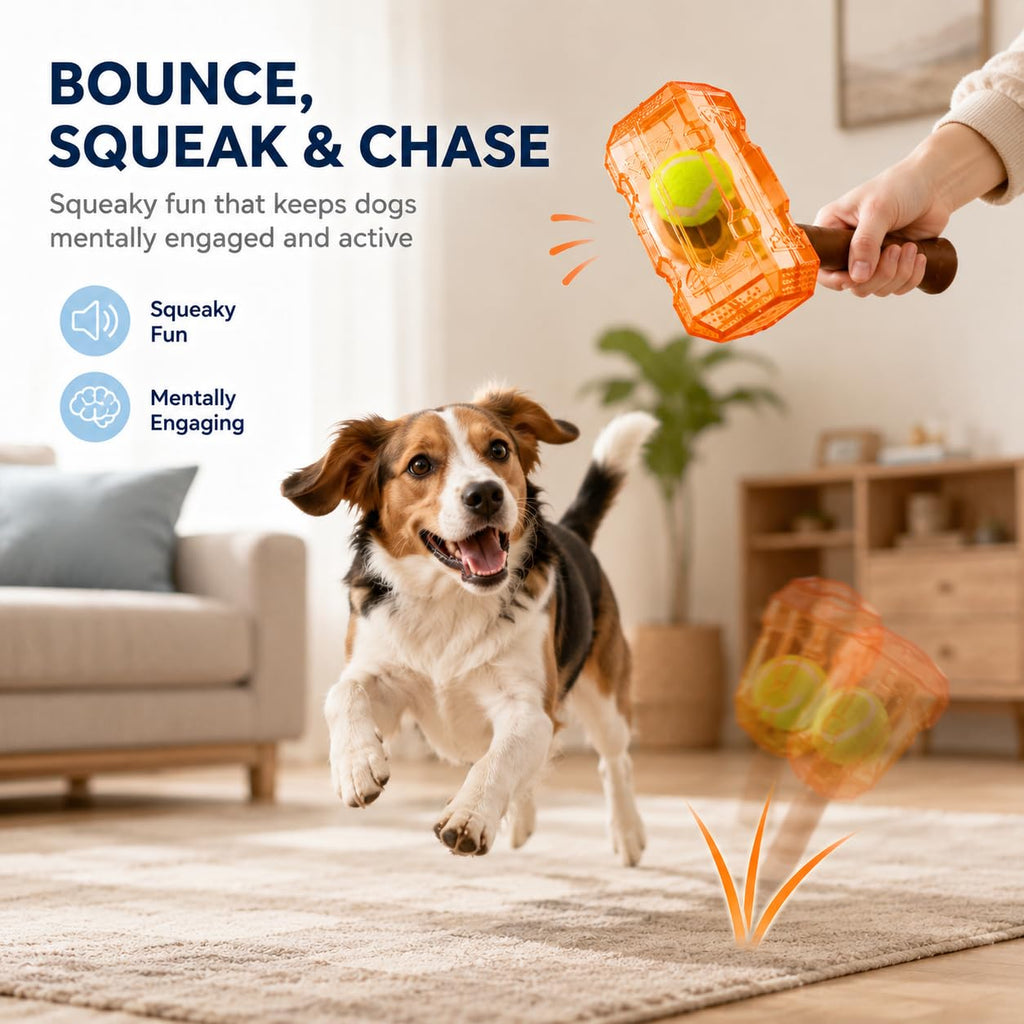 Tennis Ball Dog Chew Toy