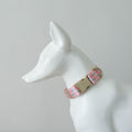 Adjustable Floral Nylon-Imitation Dog Collar