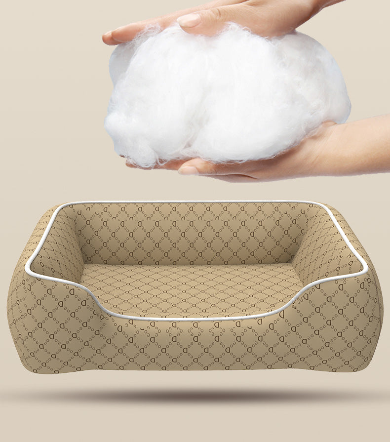 Waterproof Kennel Resistant To Bites And Scratches, Universal Bed For All Four Seasons, Completely Removable And Washable, Corgi Stuffed Ani