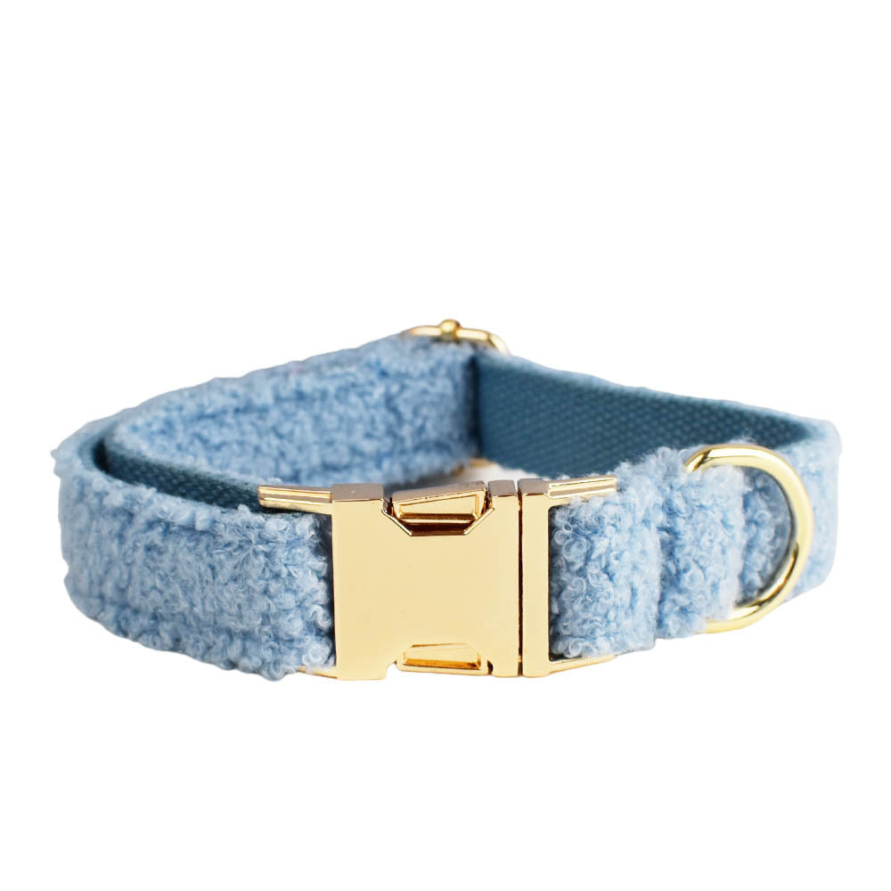 Blue Teddy Bear Dog Collar